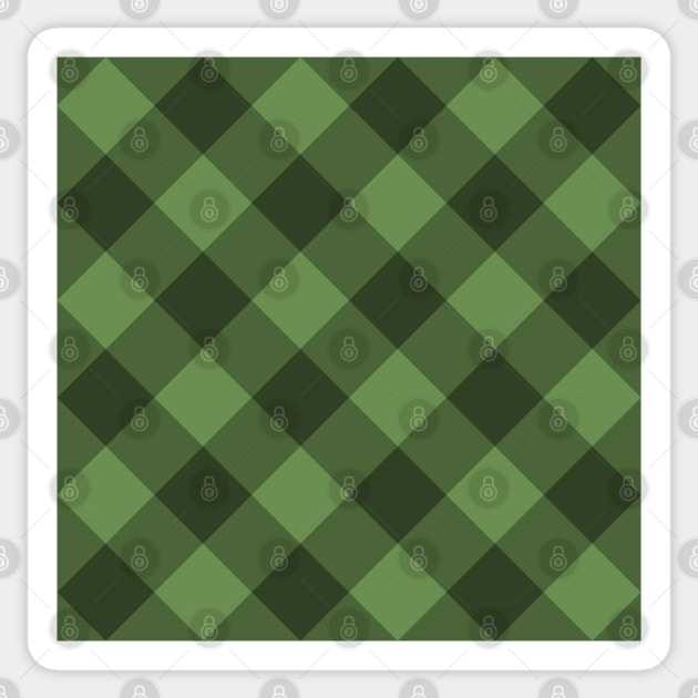 Green Plaid Sticker by PlaidDesign